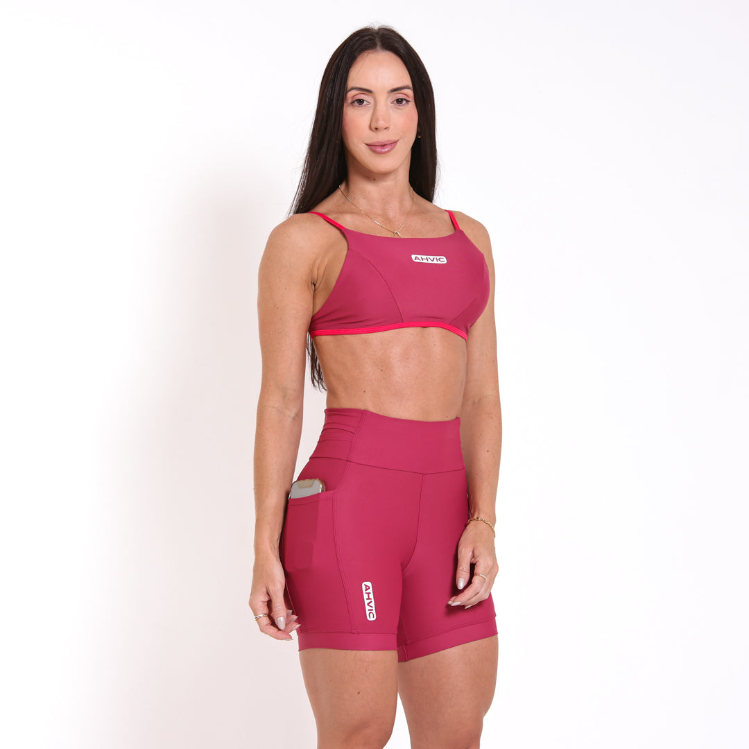 Short Pulse Drop Cherry Red