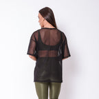 Blusão de Tule Preto