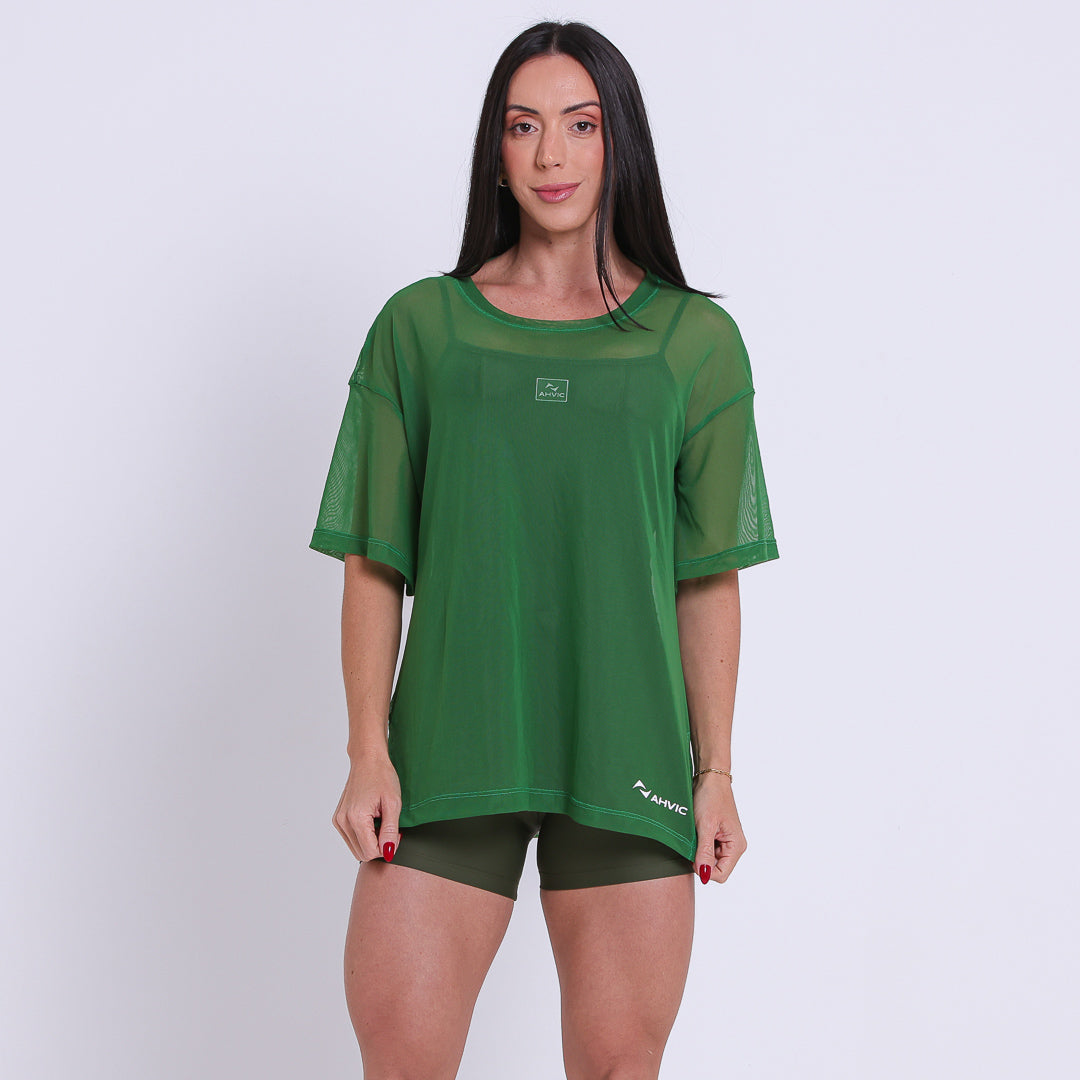 Blusão de Tule Verde