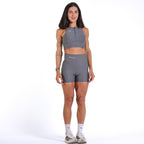 Top Susana Pocket Cinza