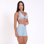 Short Alma Blue