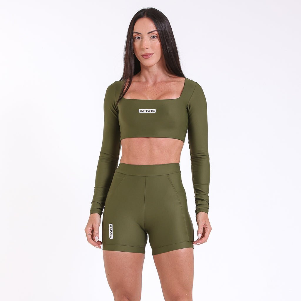 Short Move Drop Verde Militar