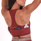 Top Susana Pocket Madder Brown