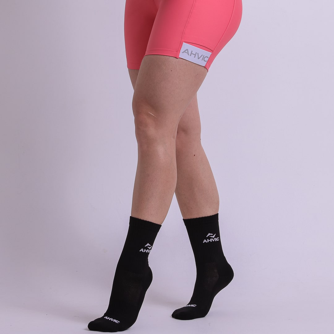 Meia AHVIC Preta Cano Alto