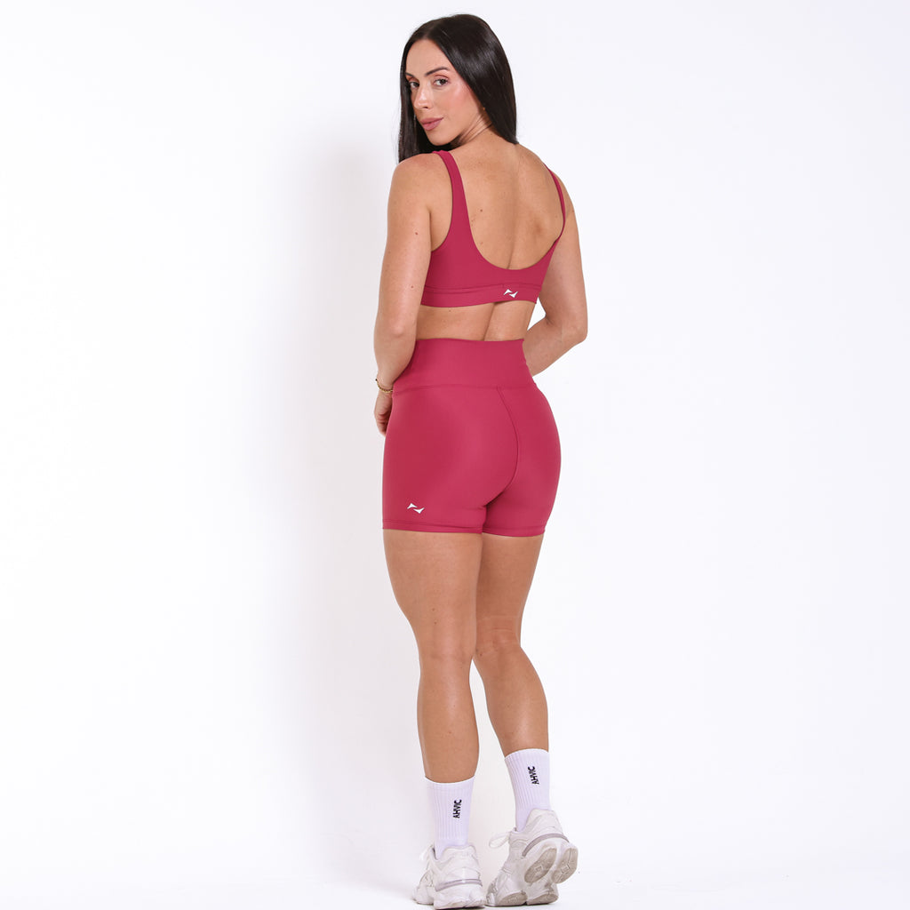 Short Venice Cherry Red