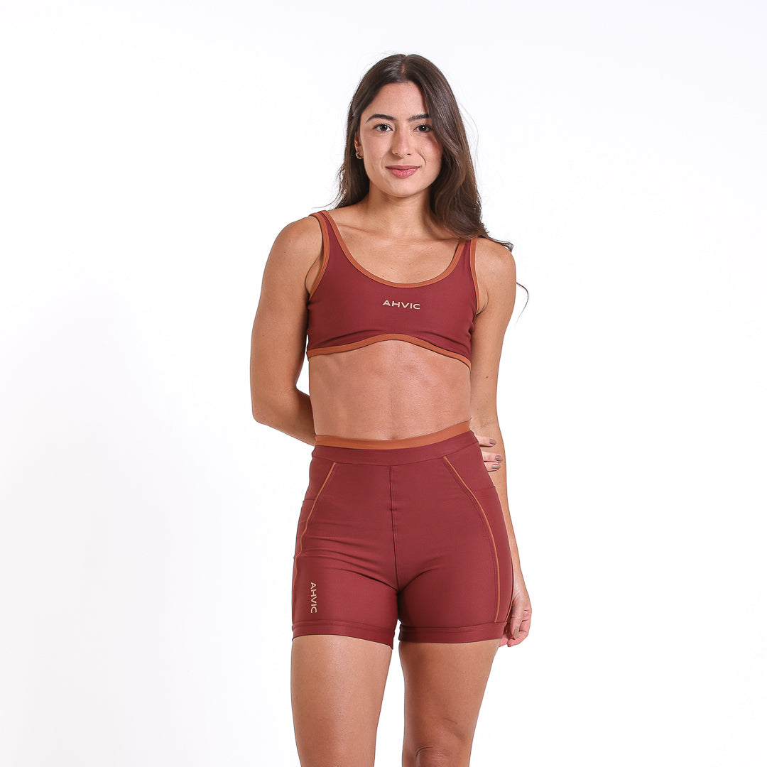 Top Pulse Drop Madder Brown