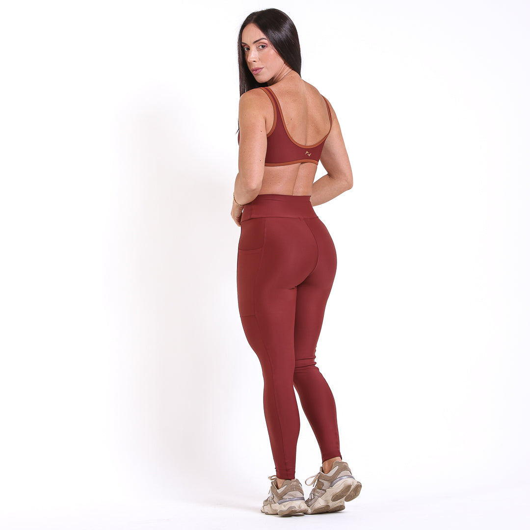 Top Pulse Drop Madder Brown