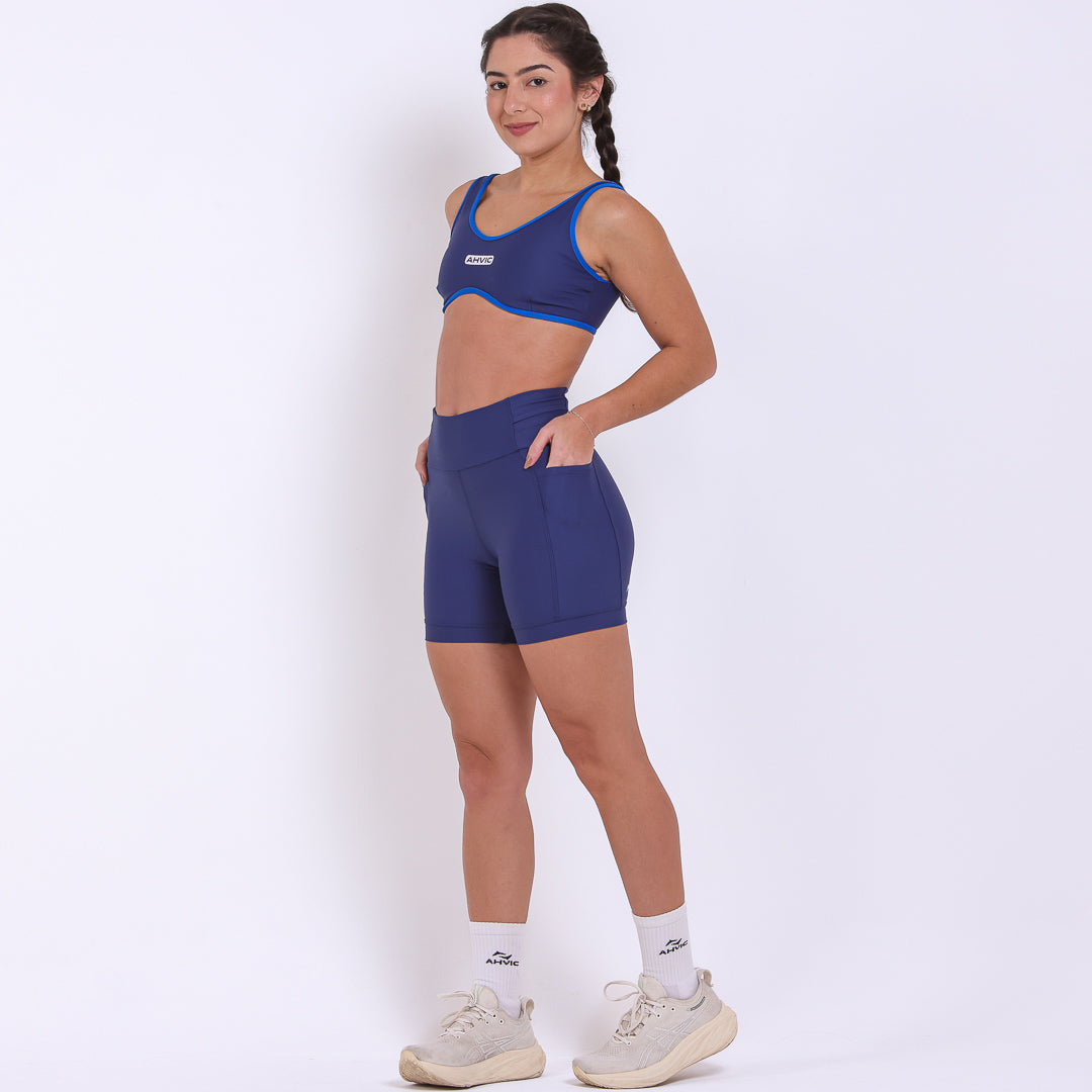 Top Pulse Drop Azul Marinho