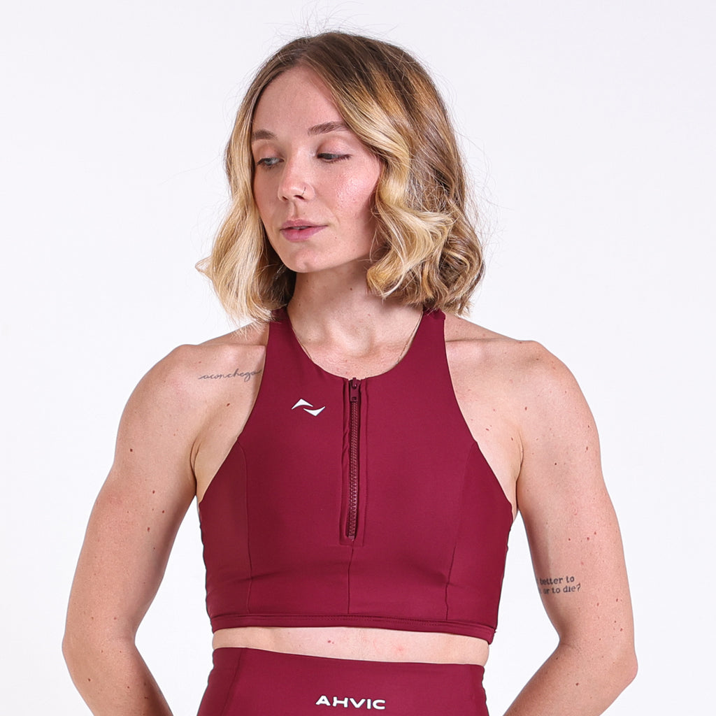 Top Susana Pocket Bordô