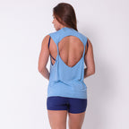 Regata Azul AHVIC em branco