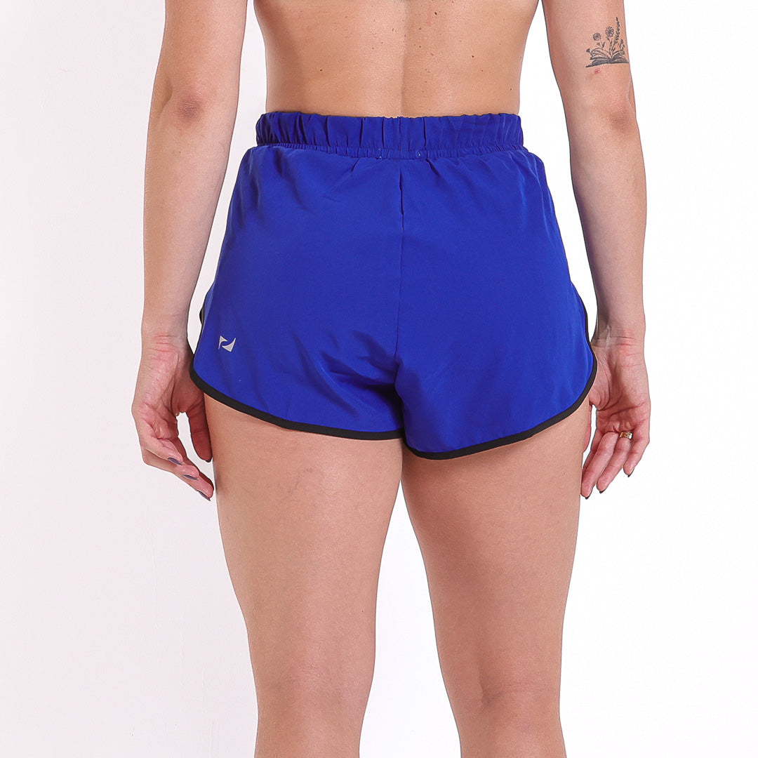 Short Summer Tactel Azul Bicolor