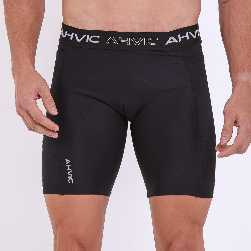 Bermuda Masculina QuadRun Pro Preto