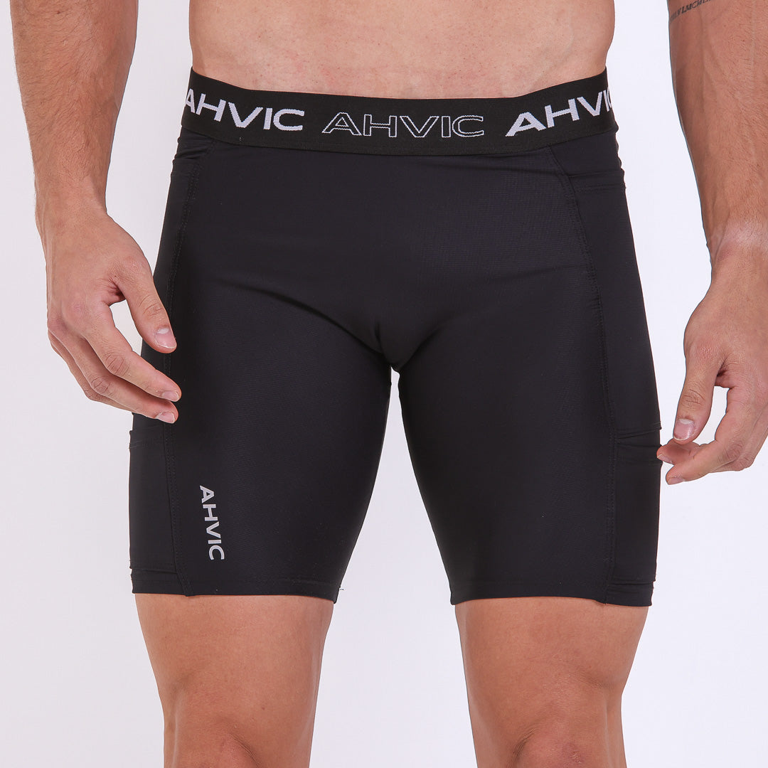 Bermuda Masculina QuadRun Pro Preto