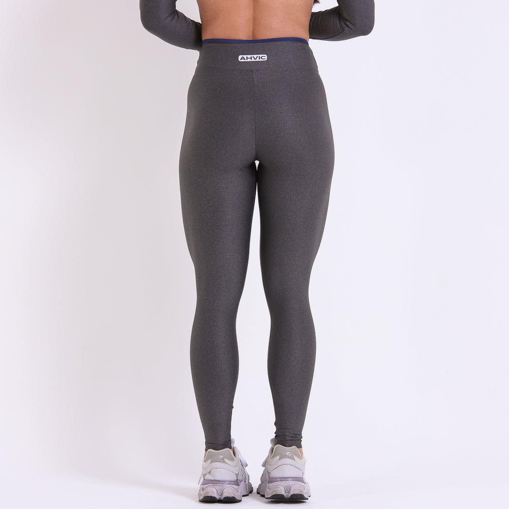 Legging Rise Drop Grafite