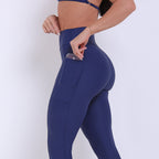 Legging Betina Drop Azul Marinho