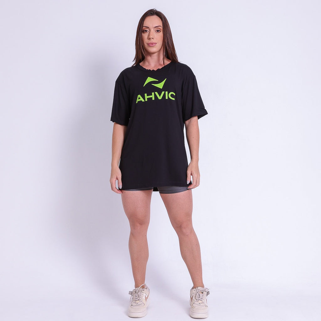 Camisão Preta AHVIC em verde