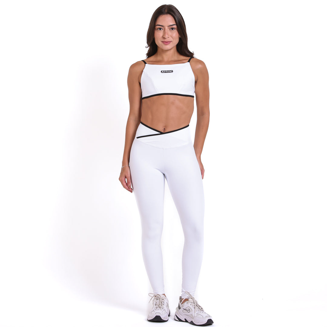 Legging Rise Drop Branco