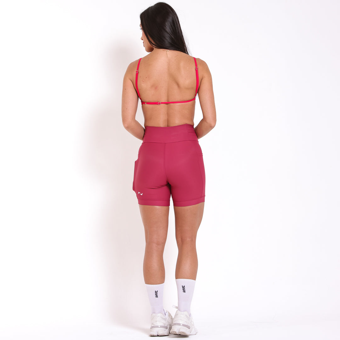 Short Pulse Drop Cherry Red