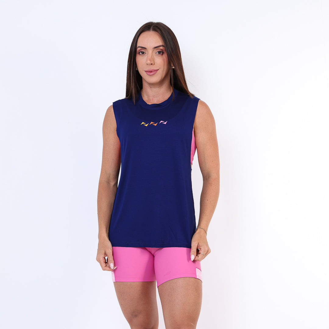 Regata Azul Marinho Trilogia