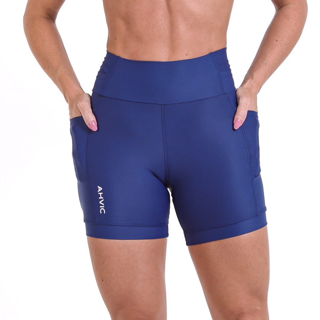 Short Pulse Drop Azul Marinho