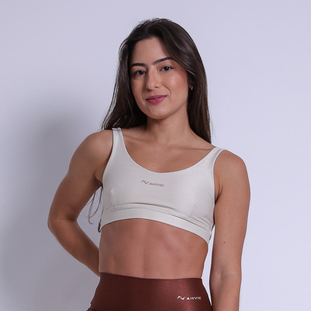 Top Tai Aveludado  Off White