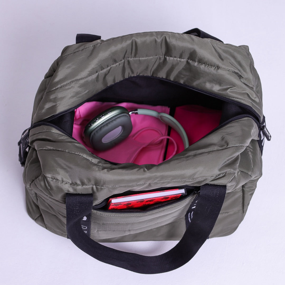 Mala Bolsa Puffer Emma Militar