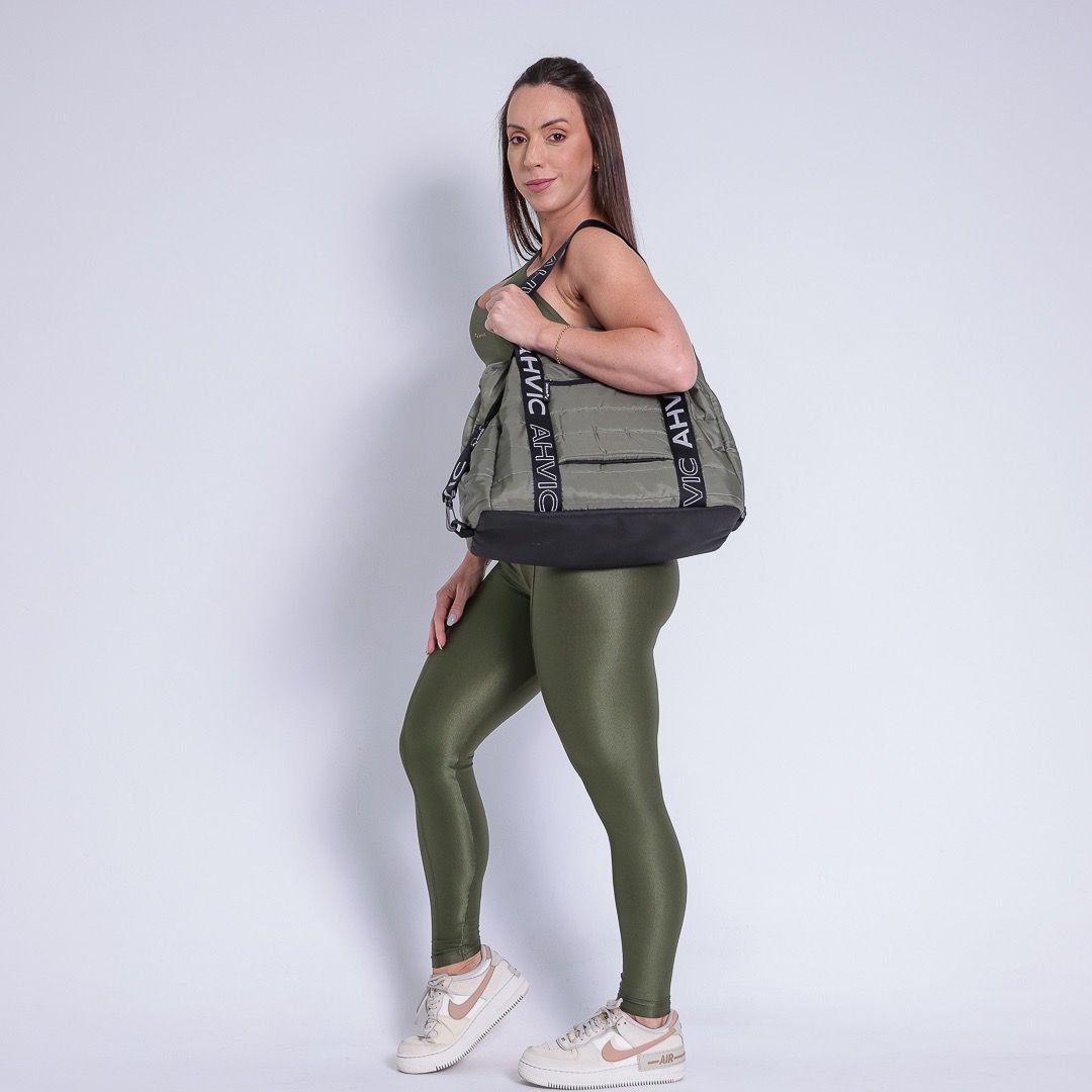 Mala Bolsa Puffer Emma Militar