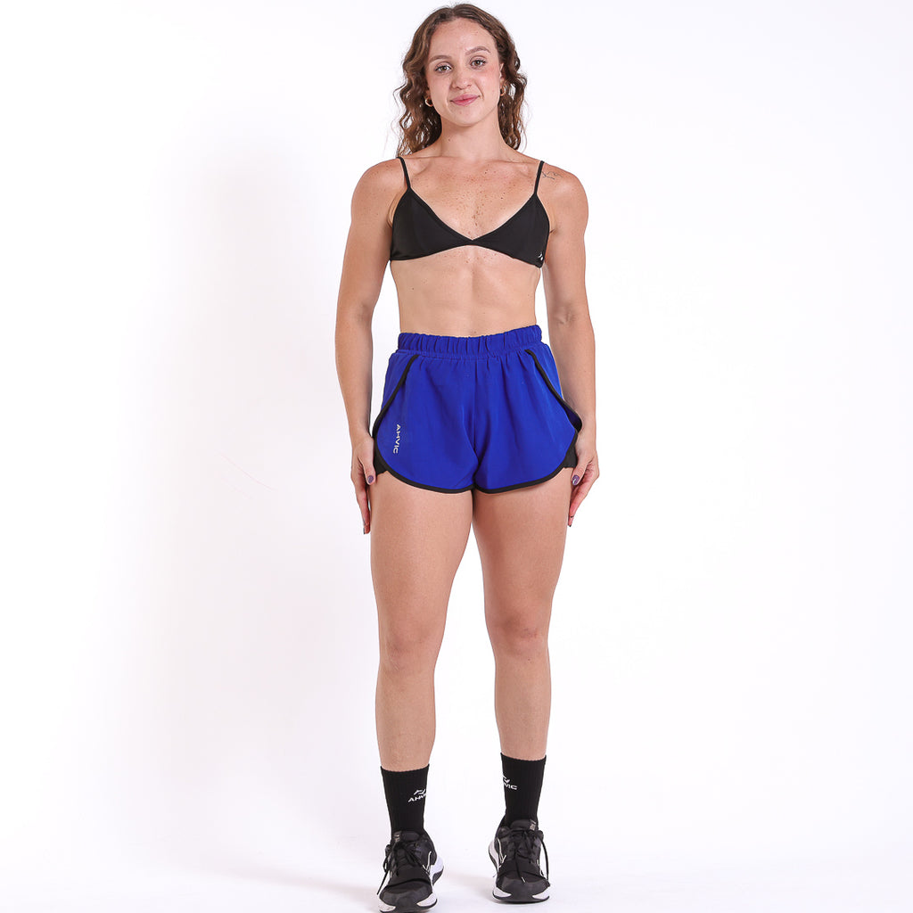 Short Summer Tactel Azul Bicolor