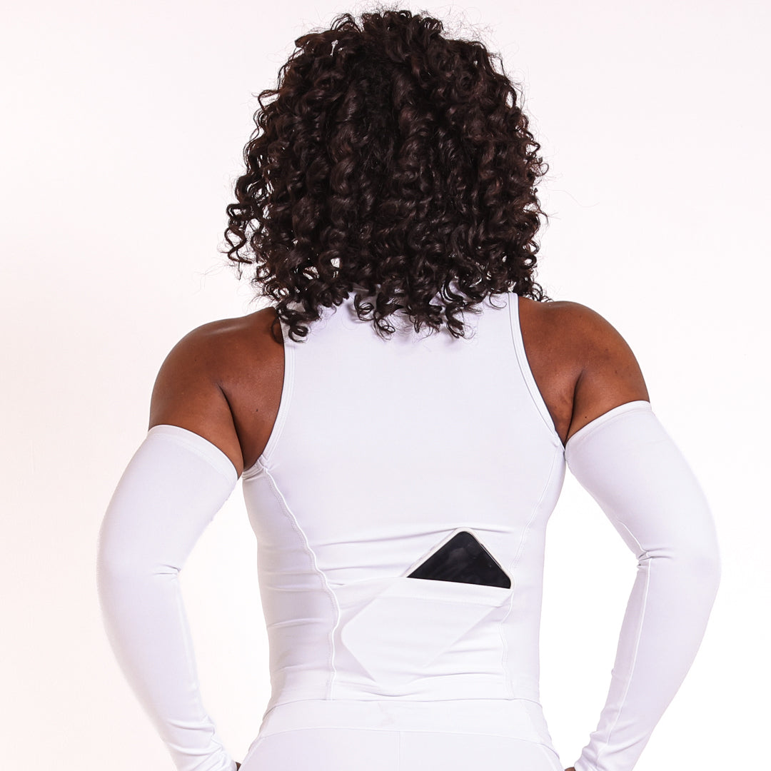 Regata Poly Run Pocket Branco