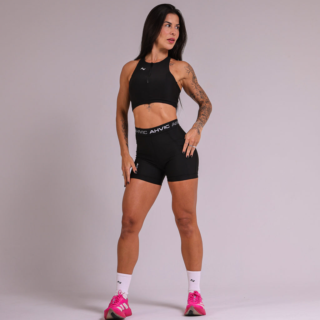 Short com Bolso Napa  Preto