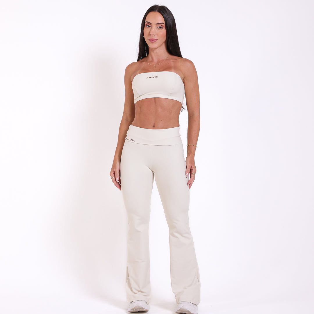 Legging Flare Alma Off White