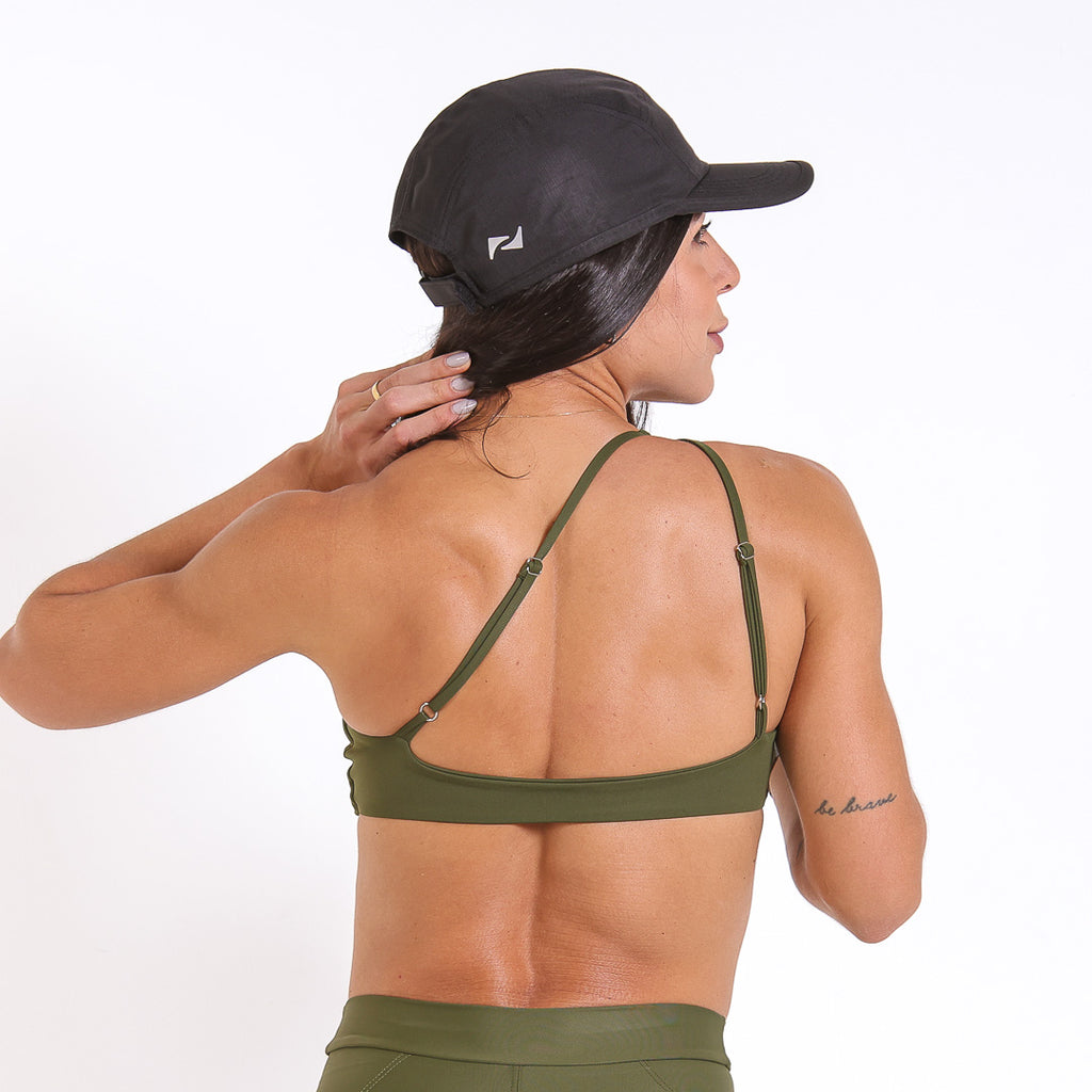 Top Olivia Drop Verde Militar