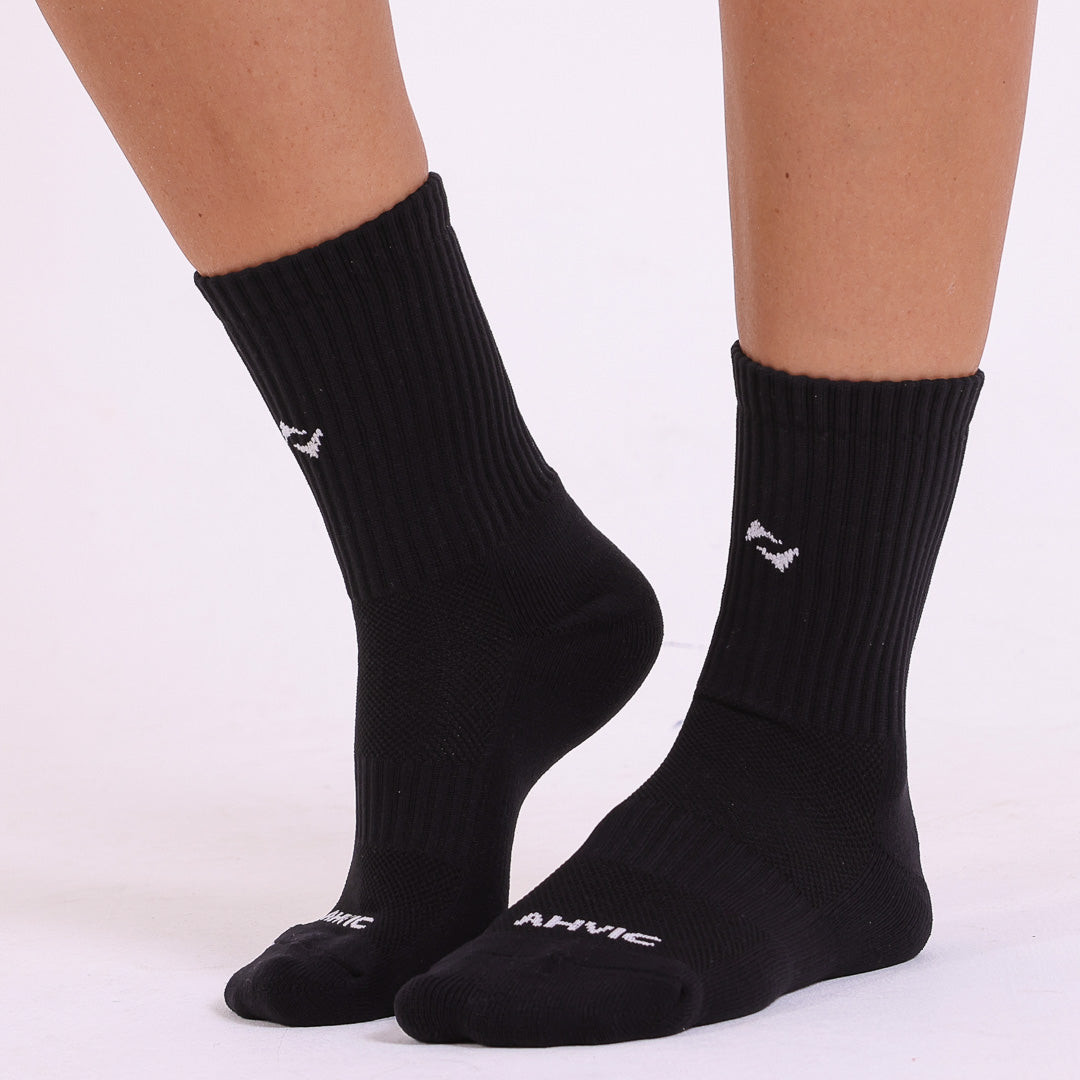 🎁 Meia AHVIC Preta Cano Médio (100% off)