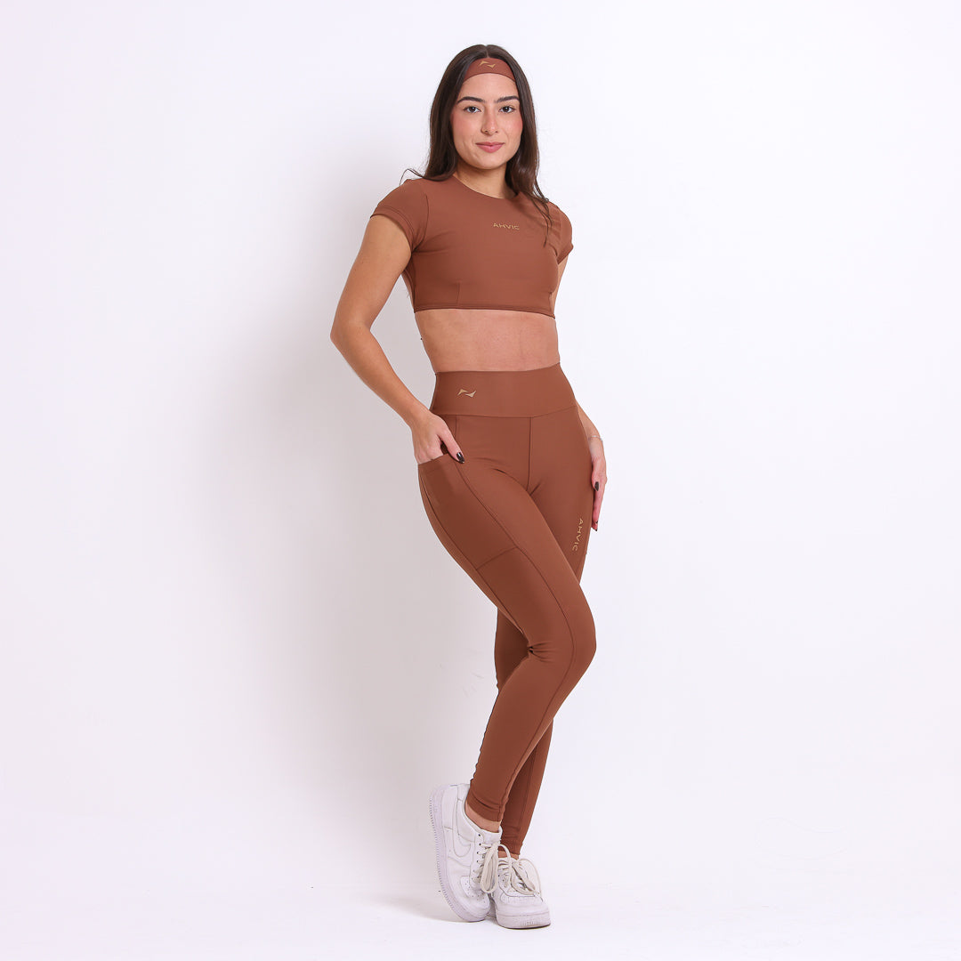 Legging Betina Drop Chocolate