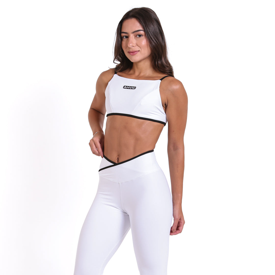 Legging Rise Drop Branco