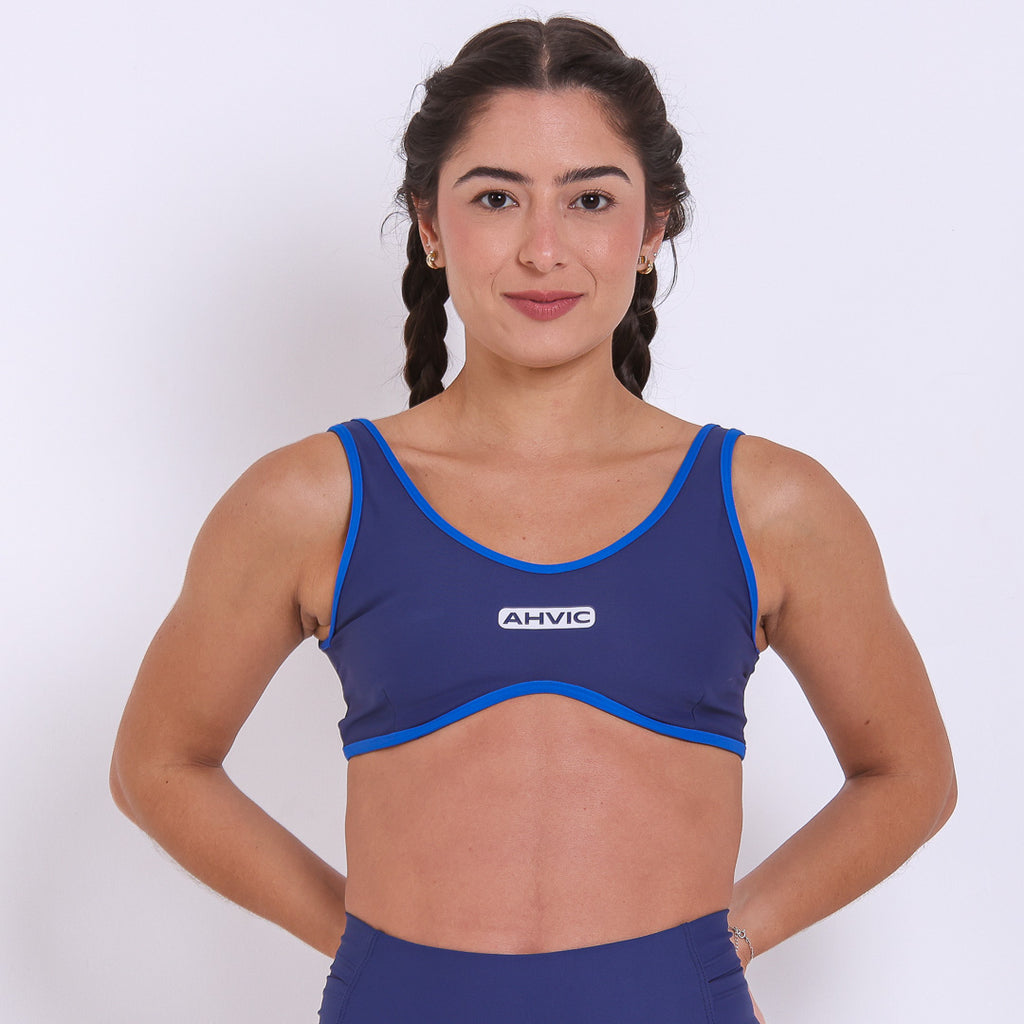 Top Pulse Drop Azul Marinho