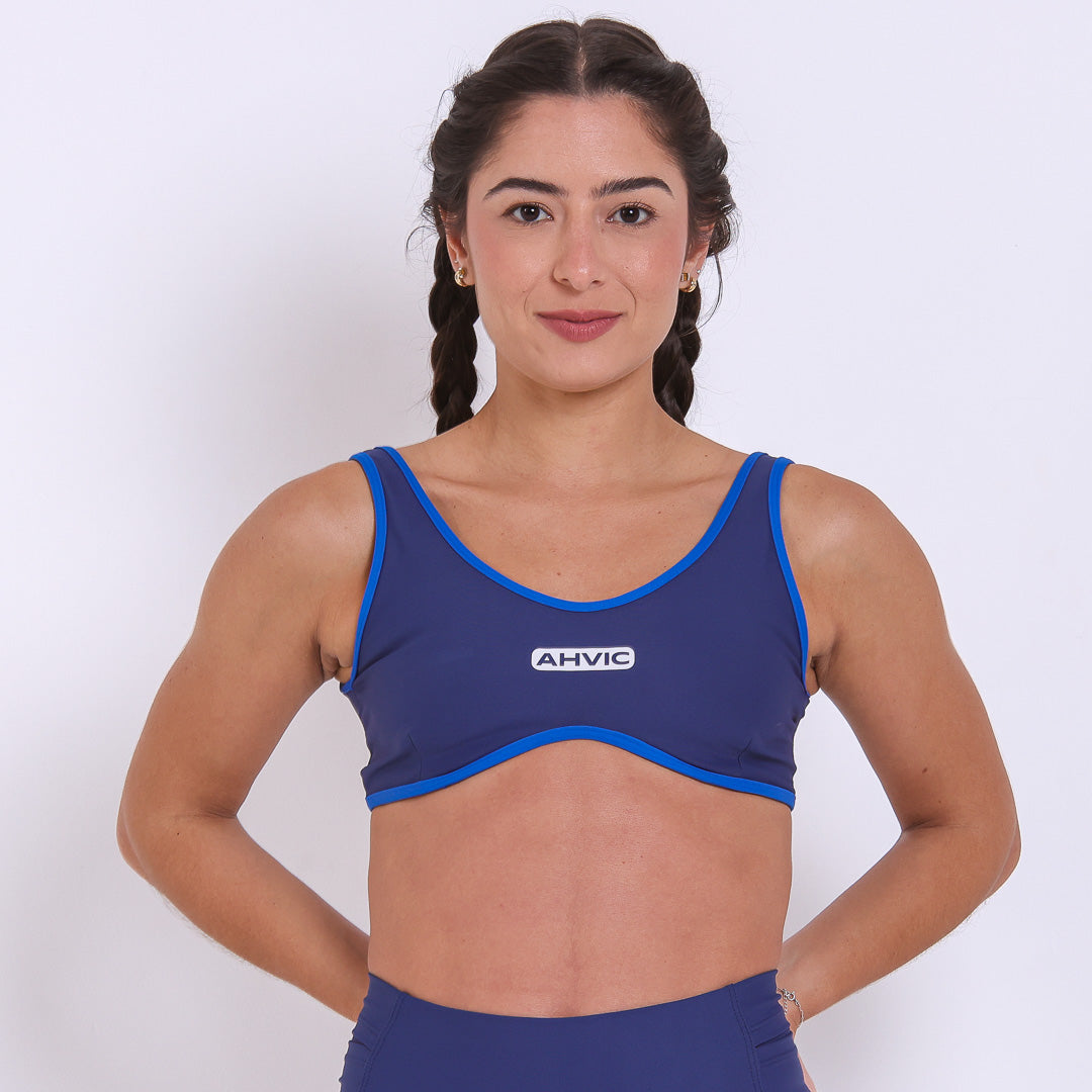 Top Pulse Drop Azul Marinho