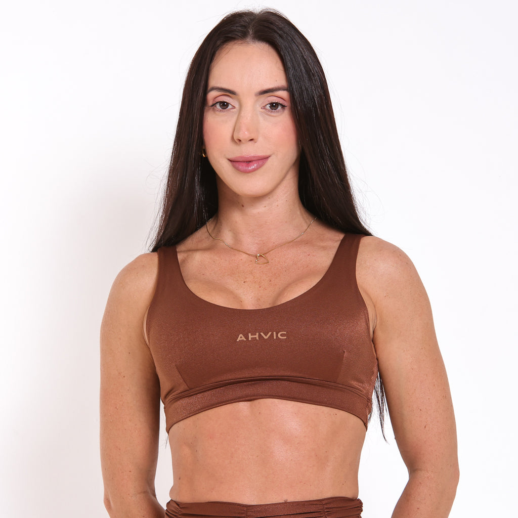 Top Tai Aveludado Chocolate
