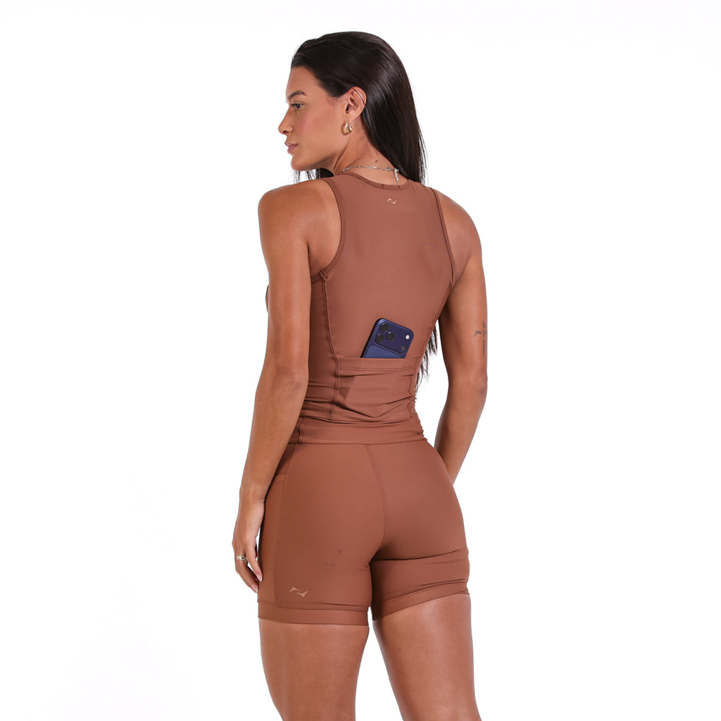 Regata Poly Run Pocket Chocolate