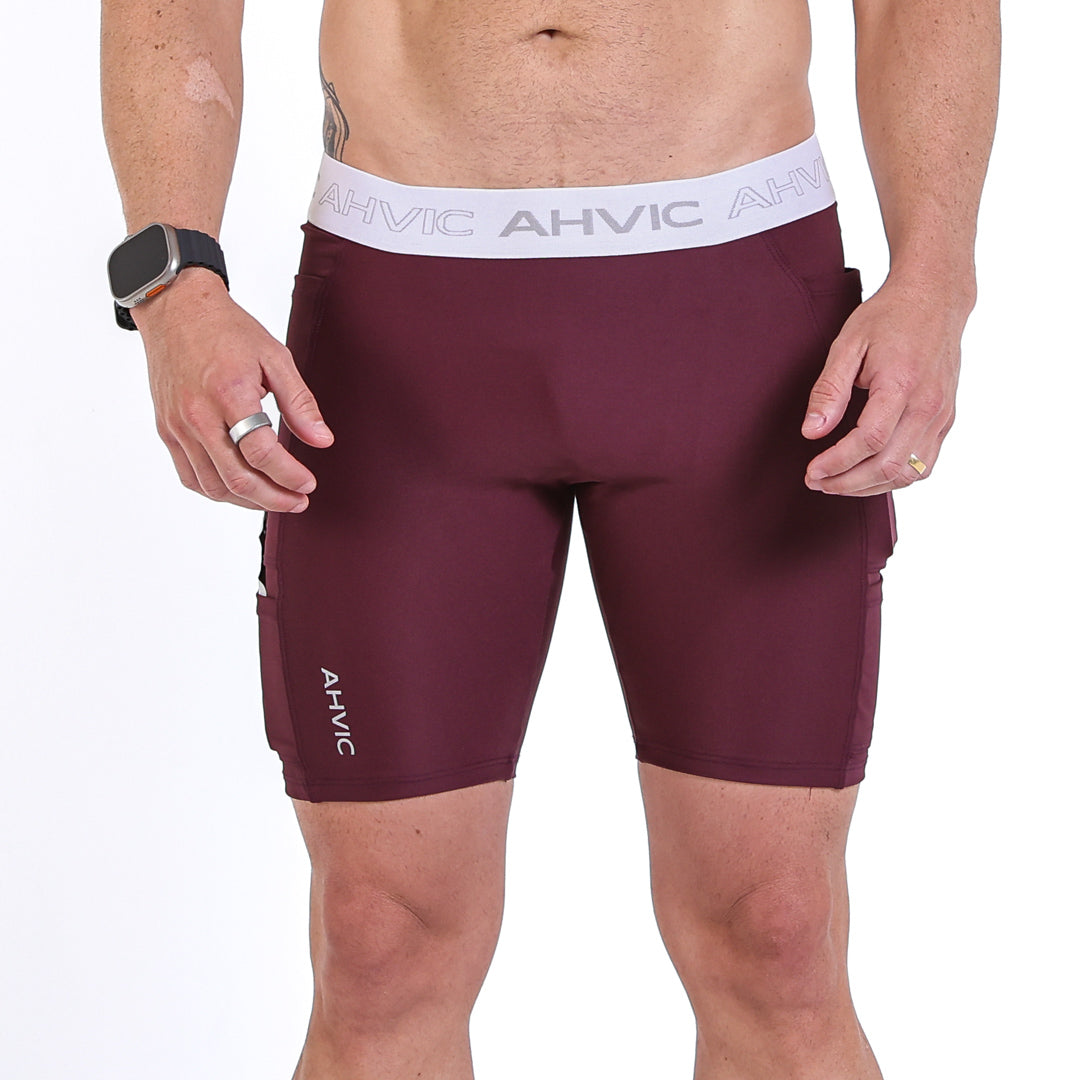 Bermuda Masculina QuadRun Drop Malbec