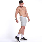 Bermuda Masculina QuadRun Drop Cinza