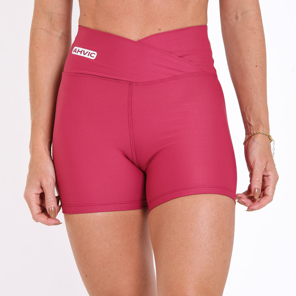 Short Venice Cherry Red