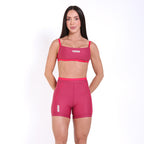 Top Venice Bicolor Cherry Red com Vermelho