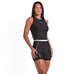 Regata Poly Run Pocket Preto