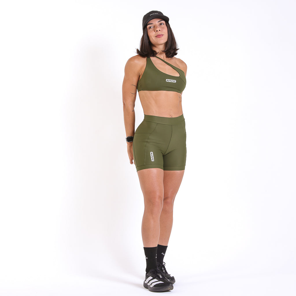 Top Olivia Drop Verde Militar