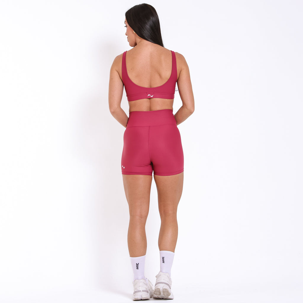 Short Venice Cherry Red