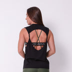 Regata Preta AHVIC em branco