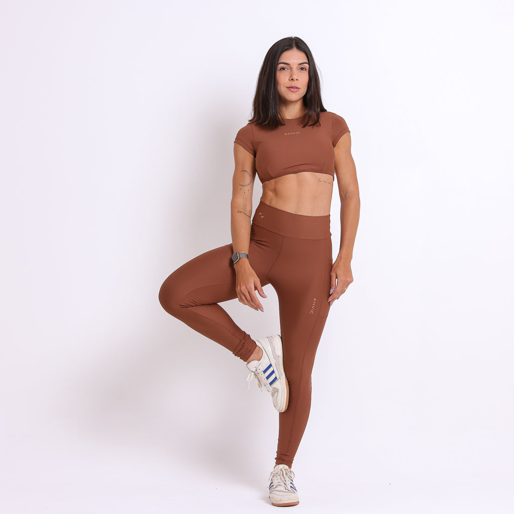 Legging Betina Drop Chocolate