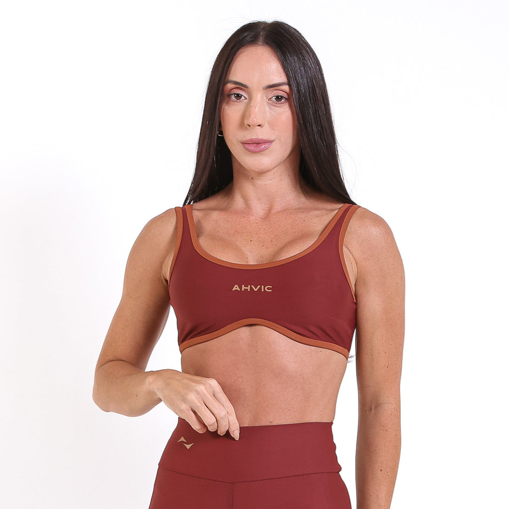 Top Pulse Drop Madder Brown