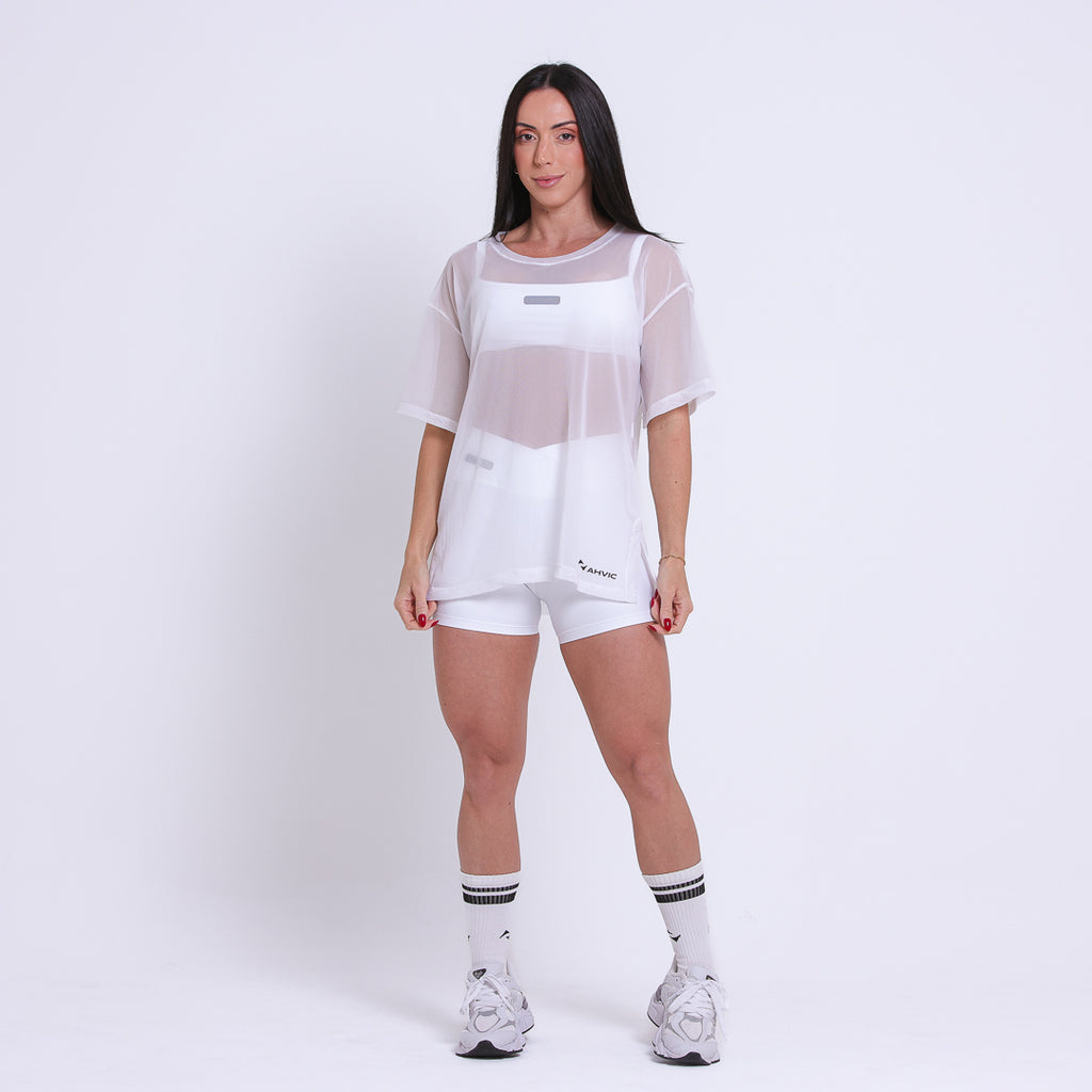 Blusão de Tule Branca